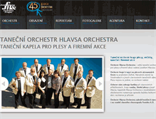 Tablet Screenshot of hlavsa-orchestra.cz